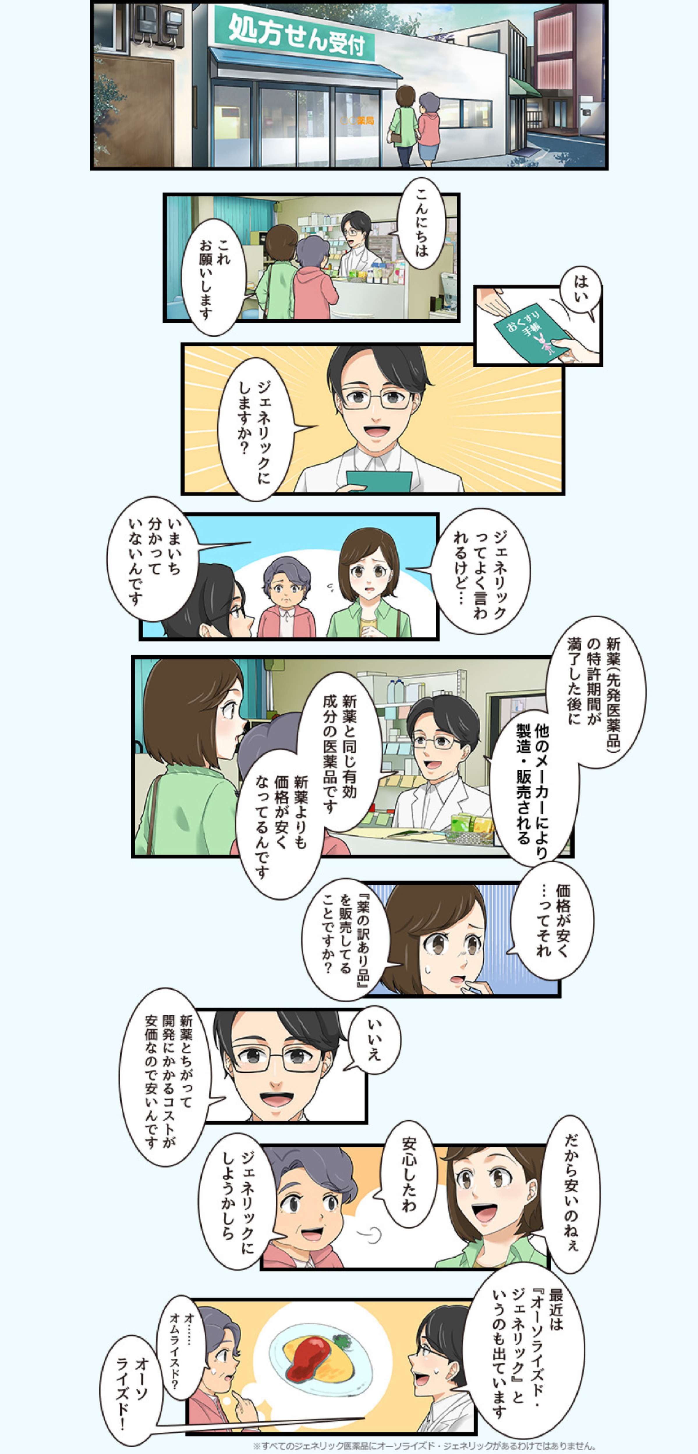 1話読み切り!すぐにわかるオーソライズド・ジェネリック(AG)